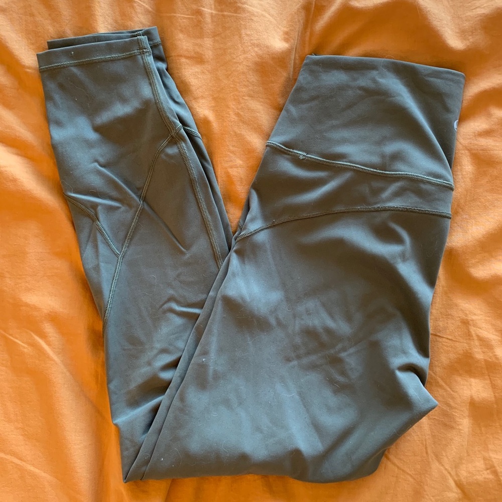 In movement lululemon leggings in green